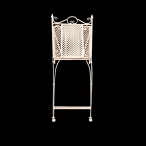 Giardino esterno matrimonio decorativo in metallo bianco in difficoltà sedia pieghevole all'aperto bistrot giardino in metallo <span class=keywords><strong>sedie</strong></span> in ferro battuto - Product Image 6