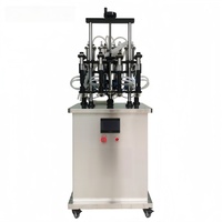Machine de remplissage et de scellage en gros pour flacons de parfum en verre de 15 ml, 20 ml, 30 ml avec pulvérisateur