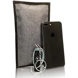 फैराडे बैग सभी सेल फोन के लिए और कार कुंजी Fobs रोकता ट्रैकिंग और कार चोरी आरएफआईडी संकेत अवरुद्ध पाउच फैराडे कुंजी बैग