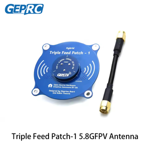 GEPRC Triple Feed <span class=keywords><strong>Patch</strong></span>-1 5,8G 9.4DBI Antena de metal <span class=keywords><strong>FPV</strong></span> polarizada circular para RHCP LHCP RC Fatshark Skyzone Goggle DIY para bricolaje - Product Image 2