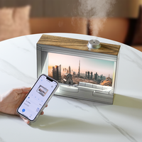 Diffuseur d'arômes intelligent WiFi mural en métal et acrylique CNUS CPD2 avec écran LED, diffuseur d'huiles essentielles pour la maison et l'hôtel