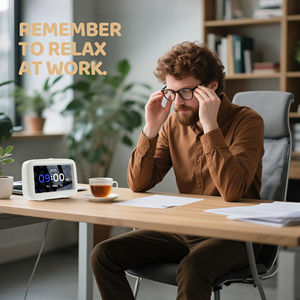 Reloj digital <span class=keywords><strong>de</strong></span> escritorio con volumen con fecha, día <span class=keywords><strong>de</strong></span> la semana, alarma fuerte para escritorio <span class=keywords><strong>de</strong></span> dormitorio, Puerto USB, función <span class=keywords><strong>de</strong></span> calendario - Product Image 5