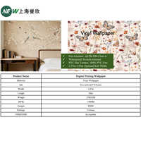Rouleaux de papier peint numérique imprimable 3D pour la décoration intérieure des maisons, revêtement en vinyle PVC, papier peint imperméable, autocollant mural en mousse 3D
