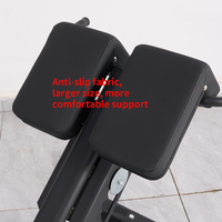 Chaise romaine réglable multifonctionnelle d'équipement de gymnastique en acier pliable commerciale pour la musculation Extension du dos banc assis