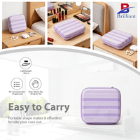 Produsen OEM Kustom Casing Keras EVA dengan Ritsleting, Ringan, Tahan Air, Portabel, dan Tahan Lama untuk Kabel Data, Earphone, dan Hard Disk
