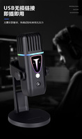 Microphone à condensateur GAM-SM30 haute fidélité compatible avec les principales plates-formes