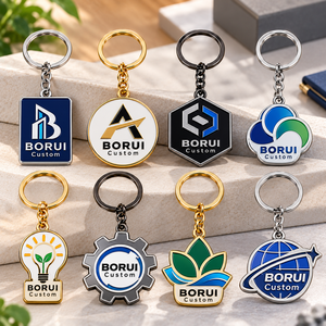 Portachiavi in Metallo Personalizzato per Anniversari, Anello Portachiavi Smaltato per Celebrazioni del 5°, 10°, <span class=keywords><strong>15</strong></span>°, 20°, 25°, 50° Anniversario, Regalo per Eventi Aziendali - Product Image 2