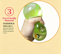 Pack de Squishies Mystery Glitter Dumpling en forme de Bao Bun, boîte de rangement, jouet sensoriel anti-stress à presser pour soulager l'anxiété