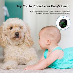 Màn Hình LED Màu Mới Ra Mắt Máy Dò Nhiệt Độ Và Độ Ẩm Trong Nhà Không Dây Tuya WIFI Hỗ Trợ Kết Nối Tìm Kiếm Bluetooth - Product Image 4