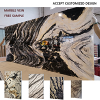 Plaques de comptoir de table en pierre artificielle onyx translucide rétroéclairée fabriquée par l'homme