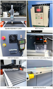 Router CNC Ukiran Kayu 3D Akurasi Tinggi Terbaik dengan Spindle 3-Axis 3.2kW Presisi 0.01mm 380V/220V untuk Kreasi Artistik - Product Image 5