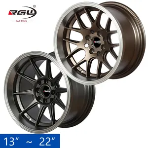 Aros R15 4Lugs 4/100 4X108 4X114.3 4X100 5X100 4 Lug 5 Lỗ Stud Spoke Món Ăn Sâu Hợp Kim Xe Rim Bánh Xe 13 14 15 16 Inch 4 Lỗ