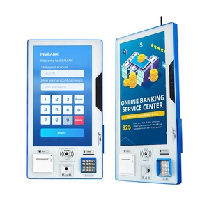 23.6 Inch Bank/Hospital POS Stand Interactive Self-service Order Queue Management Kiosk - Product Image 1