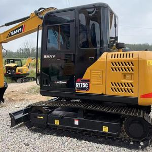 Excavatrice SANY SY75C, mini-excavatrice SANY de 7 tonnes, excavatrice hydraulique SANY SY75C Pro, excavatrice sur pneus SANY SY75W - Product Image 1