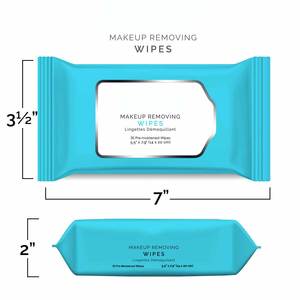 Nettoyant visage <span class=keywords><strong>bio</strong></span> OEM, démaquillant, marque privée, lingettes démaquillantes, lingettes nettoyantes pour le visage - Product Image 2