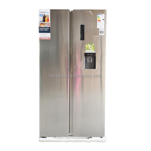 Réfrigérateur-congélateur à portes françaises modèle LGMK691WBP pour la maison avec distributeur d'eau intégré et tiroir, refroidisseur à vin sans givre - Product Image 2