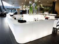 Table de bar LED mobile illuminée moderne en promotion pour la maison, les hôtels, les appartements et les boîtes de nuit