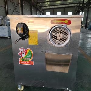 Mélangeur de viande sous vide en acier inoxydable coupant le mélange de saucisses farce hachoir dans une machine - Product Image 2