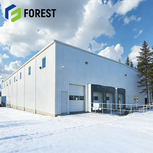 Taller con Estructura de Acero en Forma de H para Ferretería, Económico, con Aislamiento de Lana de Roca, Diseño Moderno Prefabricado en Malasia - Product Image 1