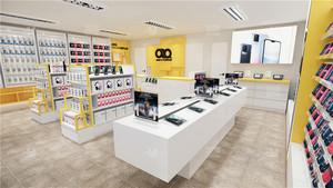 Tùy Chỉnh Điện Thoại Di Động Phụ Kiện Sửa Chữa Cửa Hàng Đồ Nội Thất Hợp Thời Trang Điện Thoại Di Động Cửa Hàng Thiết Kế Nội Thất - Product Image 3