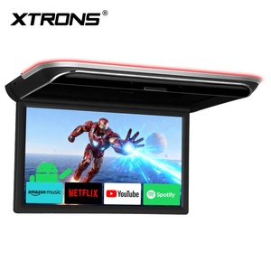 Moniteur de voiture Android XTRONS 17,3 pouces rabattable avec son supérieur, entrée HD/double AV, lecture vidéo 4K, 2+32 Go, écran IPS 1920x1080P - Product Image 2