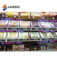 Écran d'étagère programmable d'intérieur P1.2 pour affichage numérique intelligent en magasin, panneau d'affichage pour étagères de supermarché et ascenseurs