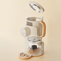 Chauffe-biberon électrique portable avec contrôle de la température, préparateur de lait intelligent 2L en verre borosilicate pour l'alimentation des nourrissons