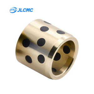 บูชทองแดงกราไฟต์หล่อลื่นในตัว JLCMC บูชทองเหลืองพร้อมร่องน้ำมันสำหรับเครื่องจักรซีเอ็นซีและแม่พิมพ์ปั๊มขึ้นรูป - Product Image 1