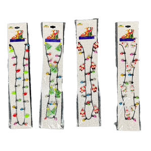 Hot Sell Plastic LED <b>Light</b> up Christmas Xmas <b>Bulb</b> Necklaces Colorful Glow 3D Design Environment-Friendly Bulk <b>Decor</b> - Product Image 1