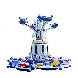 Equipo de Parque de Atracciones de Acero de Diseño Popular para Interiores y Exteriores, Atracción de Aviones Autocontrolados para Niños, Certificado CE, Alta Capacidad - Product Image 1