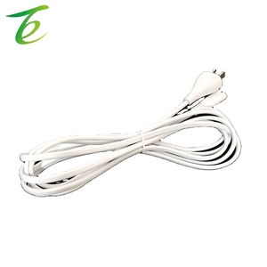 Câble d'alimentation en cuivre pur blanc à huit brins standard national Millet 0,75 mm² PVC pour fer à friser et lampe de bureau - Product Image 4