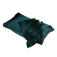 En stock : Taie d'oreiller de luxe en satin de soie pour le sommeil et la protection des cheveux, rafraîchissante, avec fermeture éclair