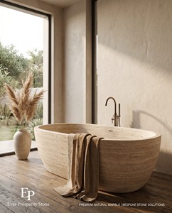 Losas de Mármol Travertino Beige Romano Natural, Pulido, Moderno, Impermeable, para Paredes Interiores, Pisos, Encimeras, Hoteles y Villas - Product Image 6
