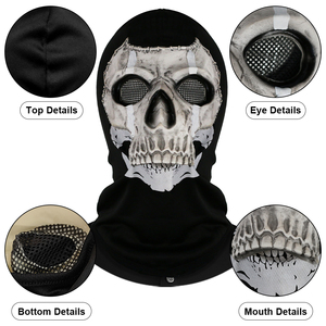 Máscara Táctica Militar de Calavera para Cosplay, Juego de Rol, Accesorio para Halloween y Escape Room - Product Image 3