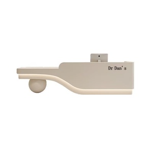 Functional <b>Reception</b> Desk with Built-in LED Light & Storage Drawers for Office - Product Image 4