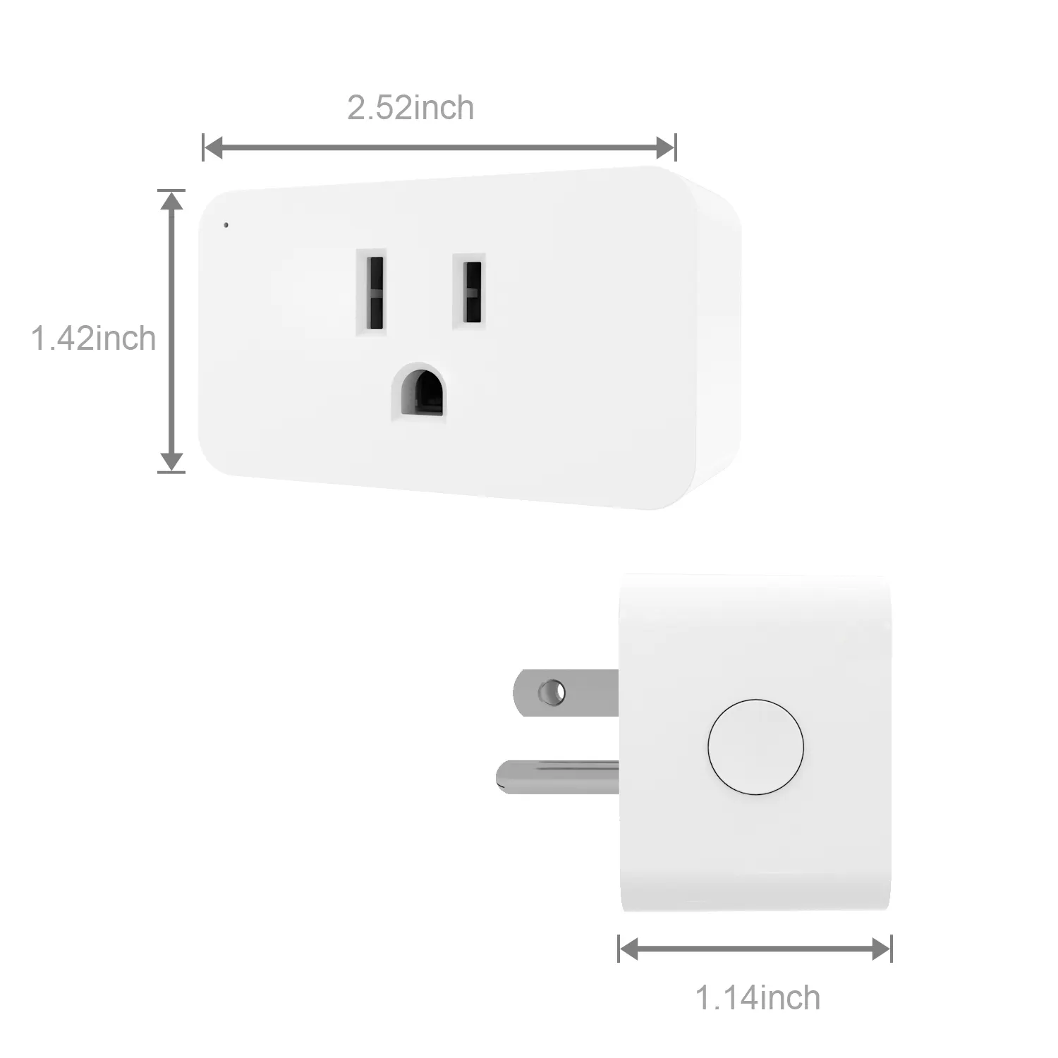 ZW36M z-wave Plus soket elektrik dan adaptor, colokan Mini Plug soket Cerdas