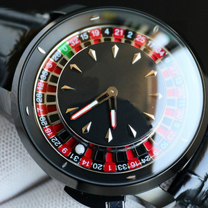 Reloj Mecánico de Lujo para Hombre, Diseño Inspirado en Casino, Esfera con Diseño de Mesa de Juego, Estilo Tourbillon, Logotipo Personalizado, Venta al Por Mayor - Product Image 3