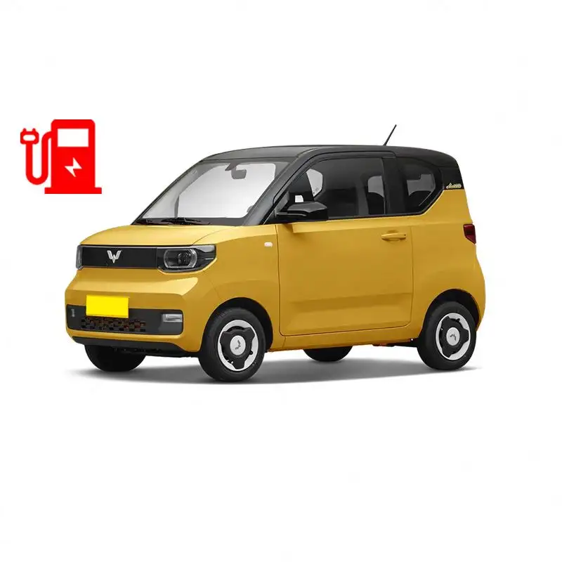 Yeni tasarım Reserve rezerv araç CLTC 280km Wuling Hongguang EV Mini cabrio kullanılan elektrikli arabalar