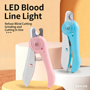 हेफेंग प्रीमियम पर्यावरण के अनुकूल प्लास्टिक नाखून ट्रिमर कैंची कुत्ते की सफाई क्लिपर्स - Product Image 1