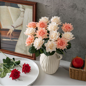 Fleurs de type rose, douces et lisses au toucher, style Instagram, idéales pour la décoration de la maison, les bouquets de mariage, la décoration murale - Product Image 2