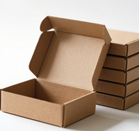 Boîtes d'expédition en carton ondulé durables et faciles à plier Revêtement en éponge UV Différentes tailles pour portefeuille à bougies-Prix moins cher