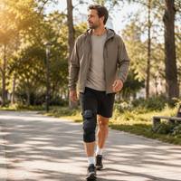 Elektrisches Knie-Massagegerät mit Wärme, Luftkompression, Vibration, Rotlichttherapie, 3 Wärmestufen, Kabellos Aufladbar für Arthritis