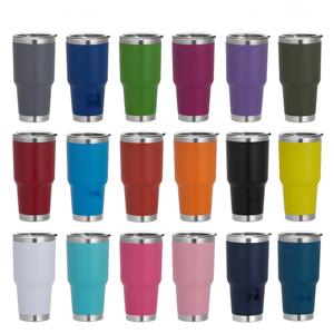 Tùy chỉnh lớn 30 oz sơn tĩnh điện đôi tường thép không gỉ du lịch cốc cà phê chân không cách điện cốc gốm - Product Image 2