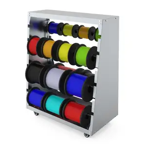 JH-Mech Electrical Industrial 6 Rods Cable Caddy With Wheels Multiple Heavy Duty Automotive Cable Wire Spool Rack