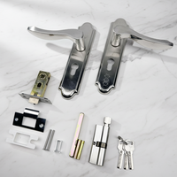 Serrure de porte personnalisée en acier inoxydable durable, silencieuse, pour hôtel, bureau et porte en bois, avec mécanisme à clé.