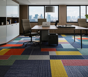 Alfombra de Nailon Personalizada de Fábrica, para Salón de Banquetes, Salón de Baile, Uso Comercial en Hoteles de 5 Estrellas y Oficinas, Alfombra Axminster Personalizada - Product Image 6