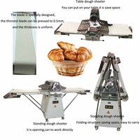 Rouleau de pâte à pizza réversible pour boulangerie