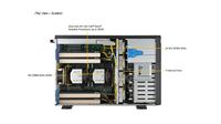 Server GPU SYS-741GE-TNRT, Dual Intel Xeon dan 4x H100 untuk AI dan Deep Learning