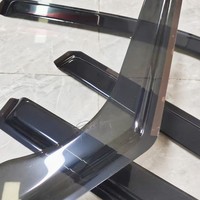 Nuevos Deflectores de Ventanilla para Toyota 4Runner 2025+, Juego de 4 Piezas, Viseras de Canal para Sol, Lluvia y Clima, Cubierta Embellecedora