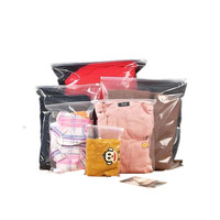 Sacs postaux personnalisés avec logo imprimé, imperméables en PE/PP, avec fermeture éclair, pour l'emballage de vêtements, de chaussettes et de chaussures